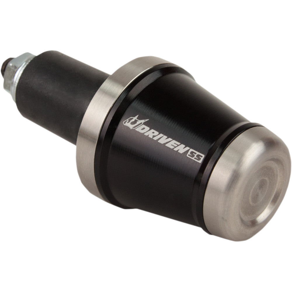 DRIVEN RACING Stainless Steel Handlebar End Weight - Black DBEW-SS-BK