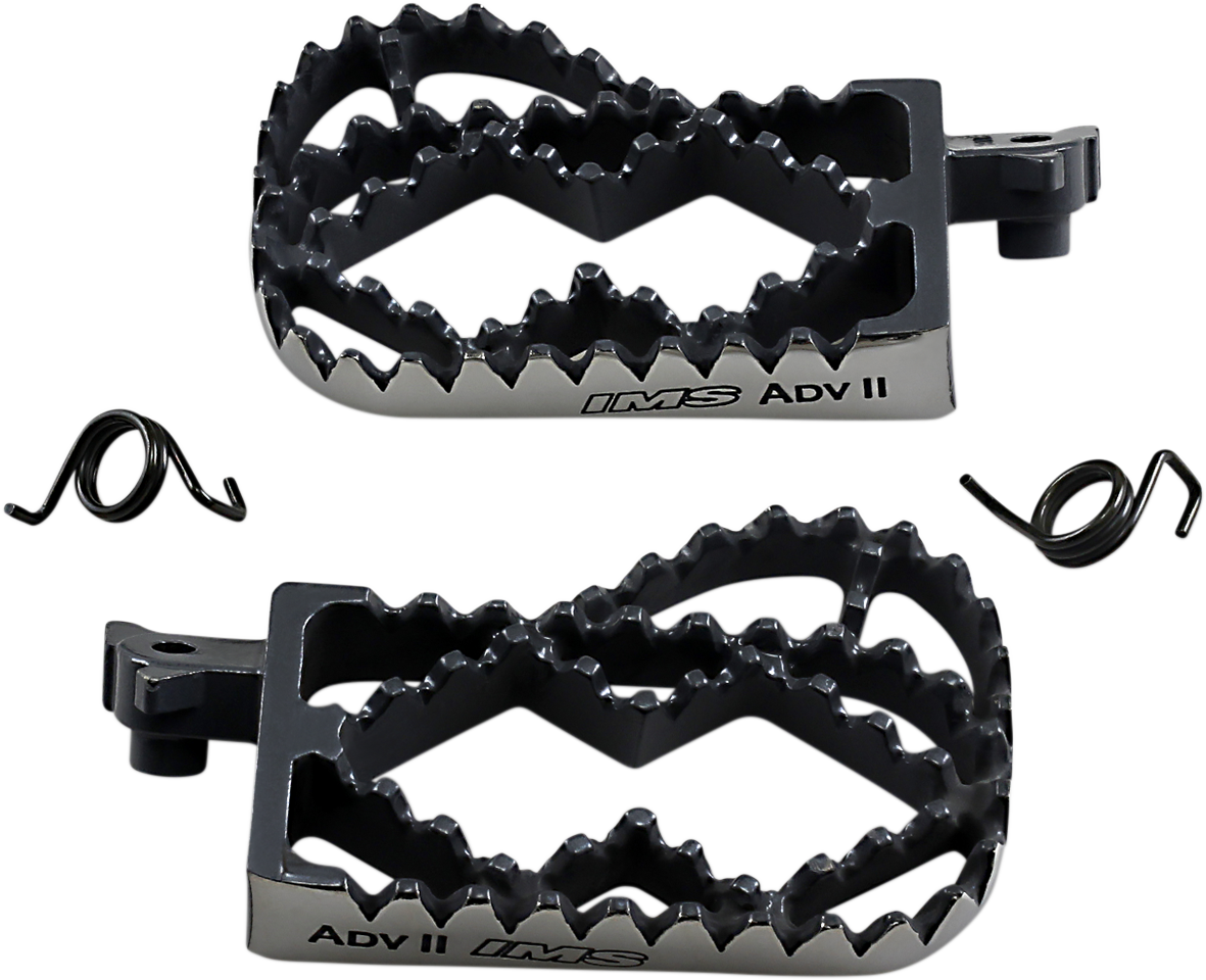 IMS PRODUCTS INC. Adventure II Footpegs - Black 253116-2