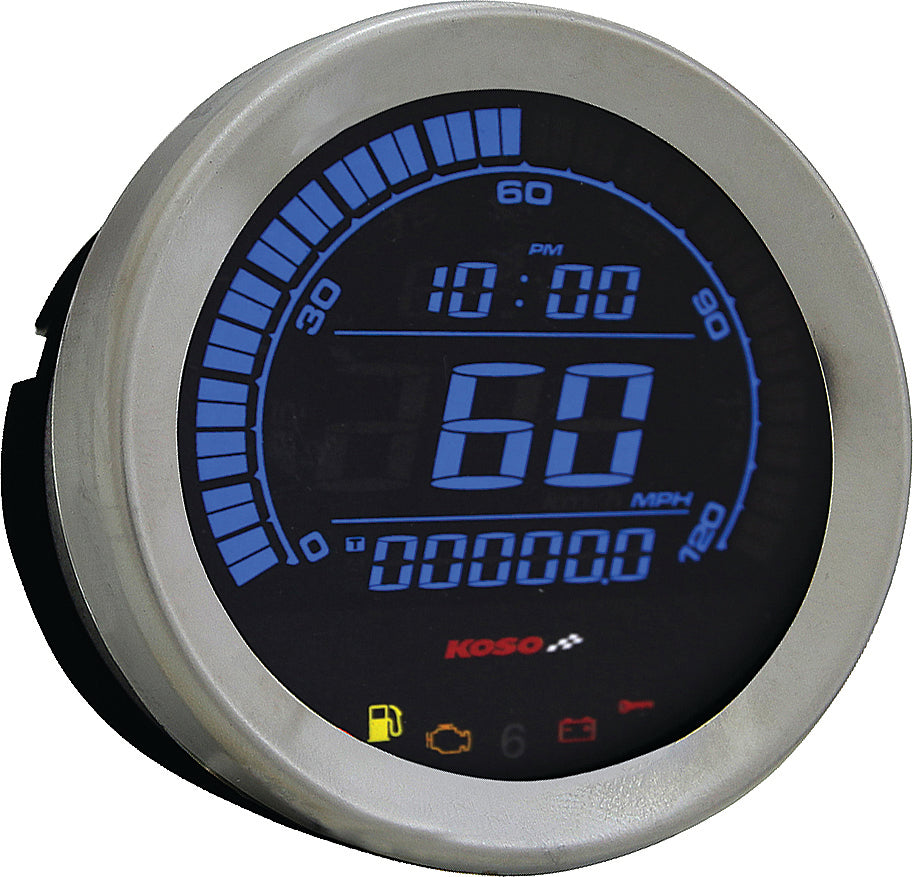 Digital Gauge Cluster Silver Bezel 04 13 Flht And Fltr