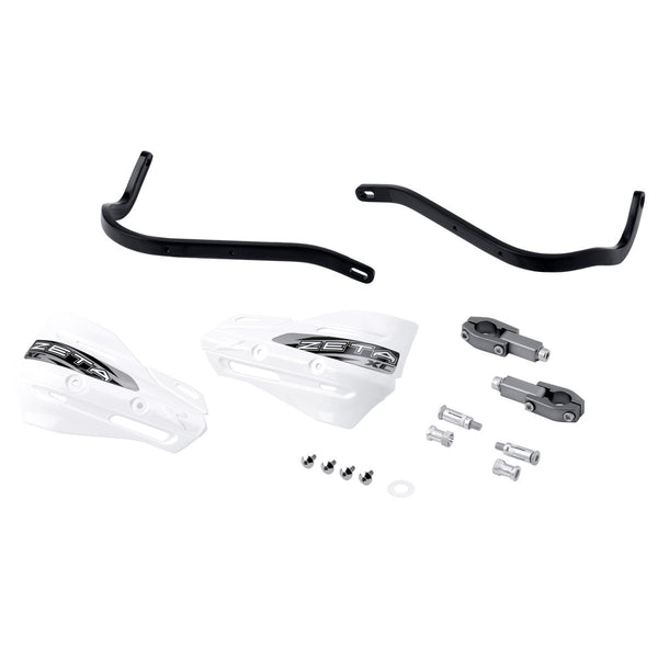Zeta Armor Handguard Xc Kit For 22.2mm Bar Black/White