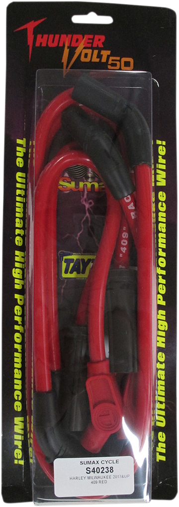 SUMAX Spark Plug Wire - 10.4 mm - Red 40238
