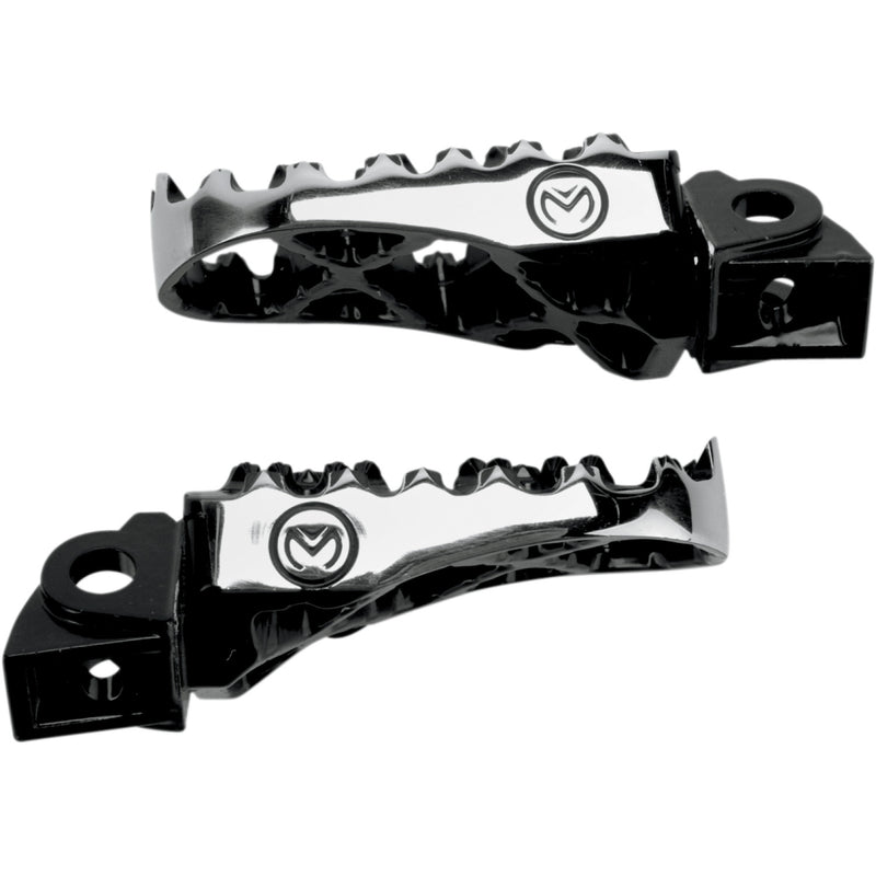 Moose Racing Hybrid Footpegs - 1/2" Offset - Kawasaki/Suzuki STKXM-5B
