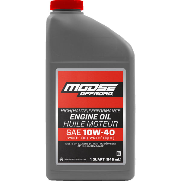 Moose Offroad Synthetic Engine Oil - 10W40 - 1 US quart 219380