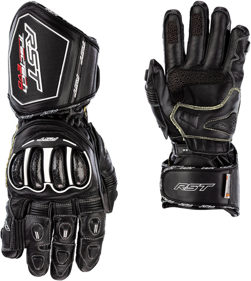 RST Women's Tractech Evo 4 CE Leather Glove - Black - XL