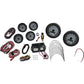 Dakota Digital MVX-8K Series Analog/Digital 6-Gauge Kit - Black Bezel - White Face with Gray Background MVX-8600-WG-K