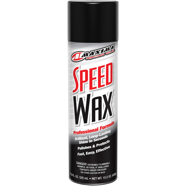 Maxima Racing Oil Speed Wax Detailer - 15.5 oz. net wt. - Aerosol 70-76920