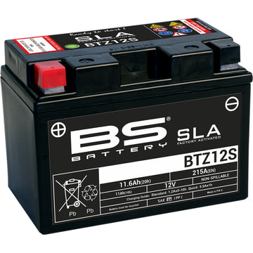 BS Battery Battery - BTZ12S (YTZ) 300637-1