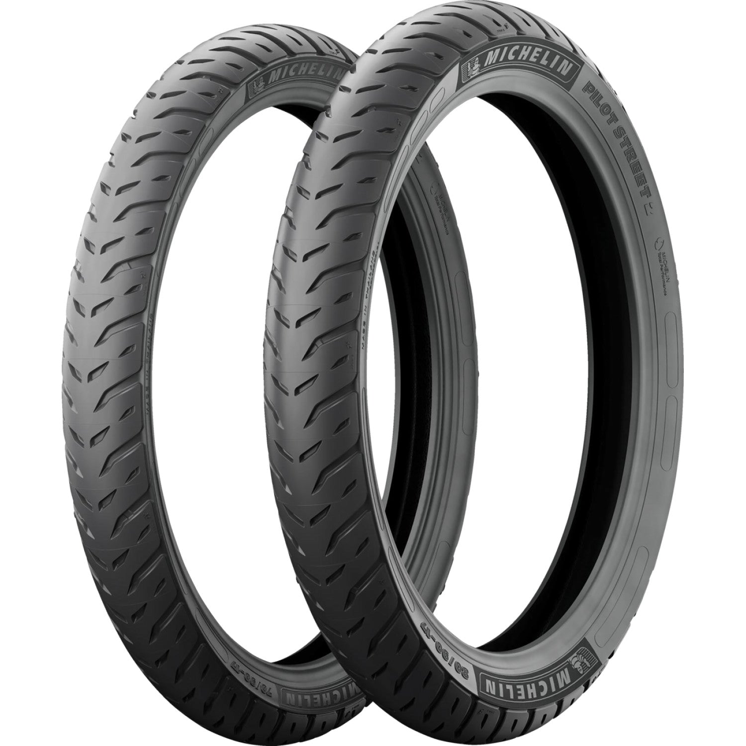 Michelin Tire - Pilot Street 2 - Front - 110/70-17 - 54S 16273 | Tire Street Bias Front | Michelin