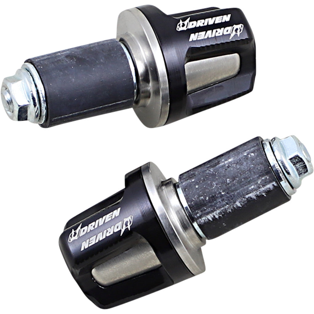 DRIVEN RACING Revolt Bar Ends - Black DBEW-RE-BK