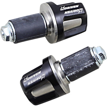 DRIVEN RACING Revolt Bar Ends - Black DBEW-RE-BK