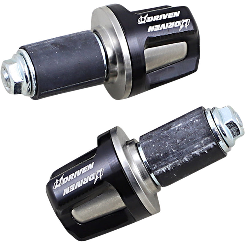 DRIVEN RACING Revolt Bar Ends - Black DBEW-RE-BK