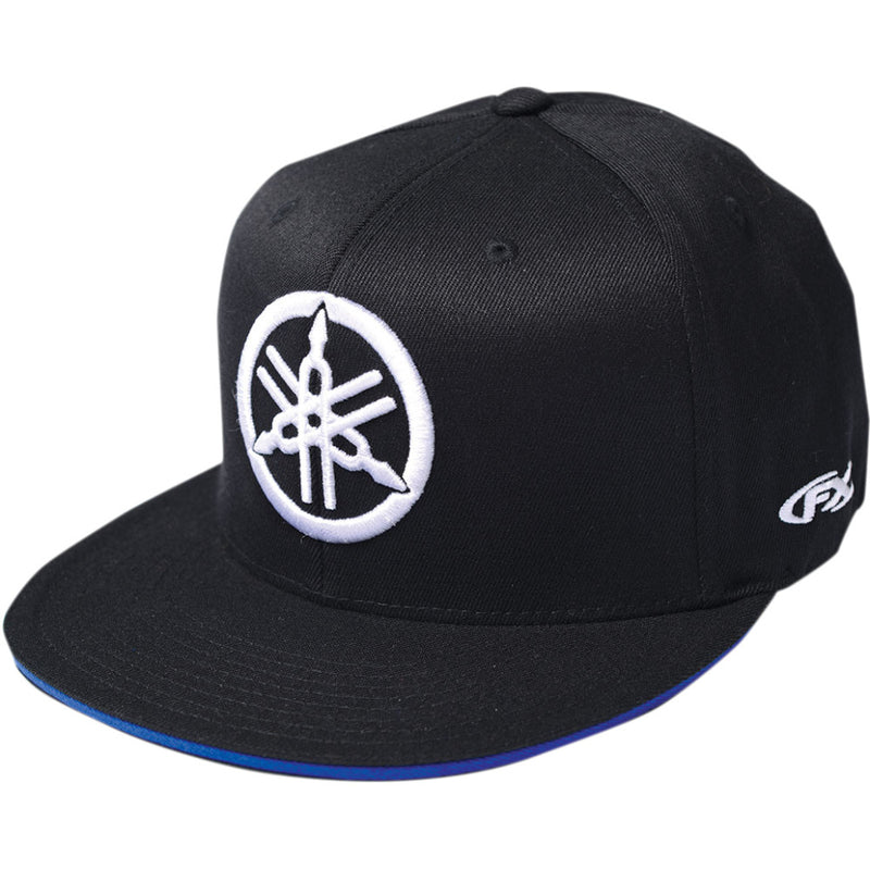 FACTORY EFFEX Yamaha Fork Flexfit? Hat - Black/Royal - Small/Medium 17-88290