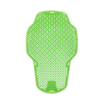 Green pet mat with a unique pattern on a white background