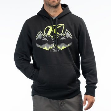 Peak Side Pullover Hoodie (Non-Current) Black - Hi-Vis - 2X