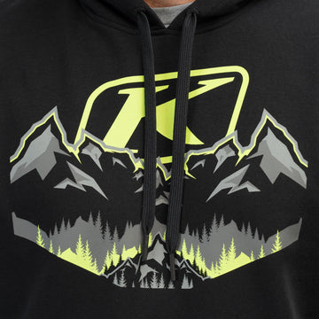 Peak Side Pullover Hoodie (Non-Current) Black - Hi-Vis - 2X