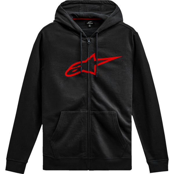 Alpinestars Ageless V3 Zip Hoodie - Black/Red - Large 1244-51490-1030-L