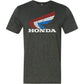 Honda Apparel Honda Vintage Wing T-Shirt - Gray - Large NP21S-M1821-L | T Shirts Mens