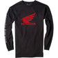 FACTORY EFFEX Honda Long-Sleeve T-Shirt - Black - Medium 17-87312