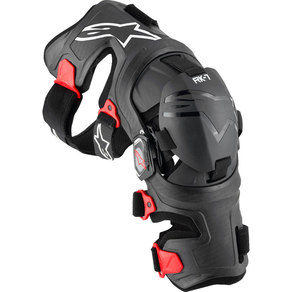 Alpinestars RK-7 Plasma Knee Braces - Black/Red - XL 6500825-13-XL