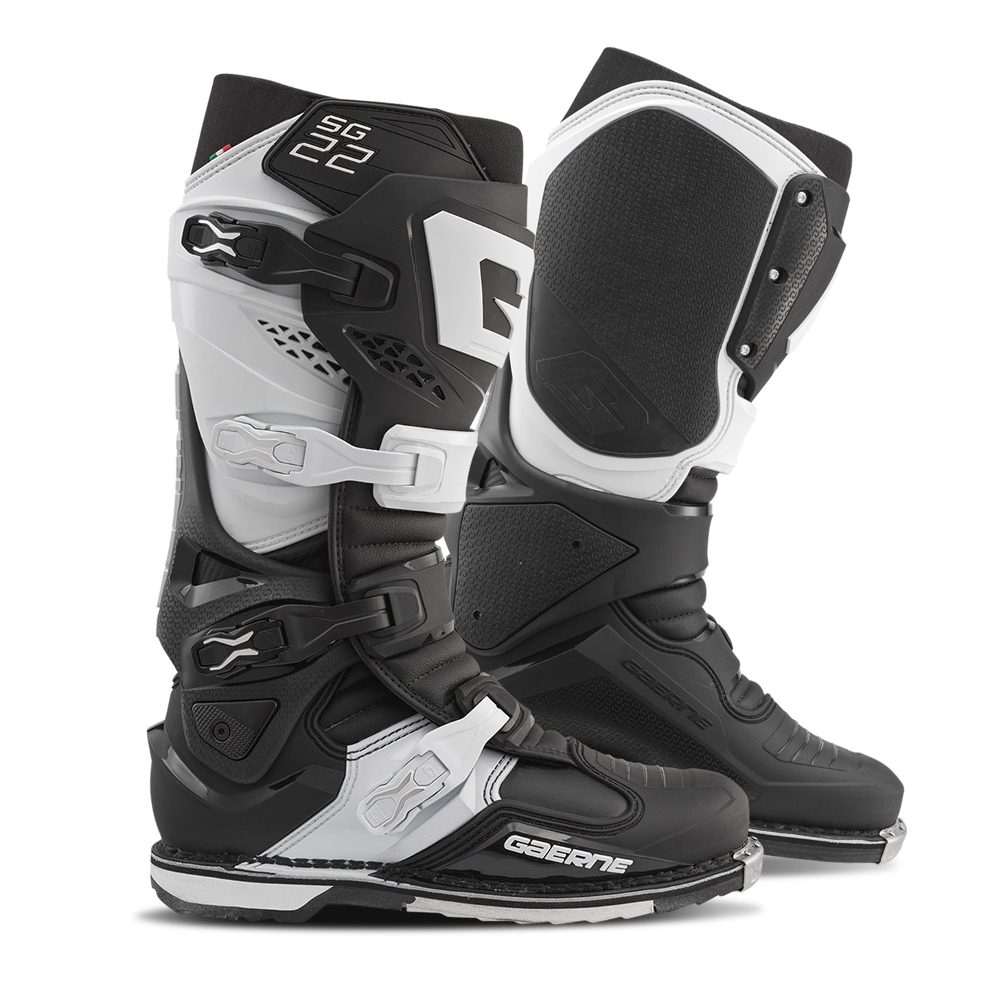 Sg22 Boots Black/White Sz 9