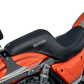 SLYFOX Drifter Seat - Gray Logo - Black Vinyl - Smooth - FXR '82-'00 SlyFox4681B