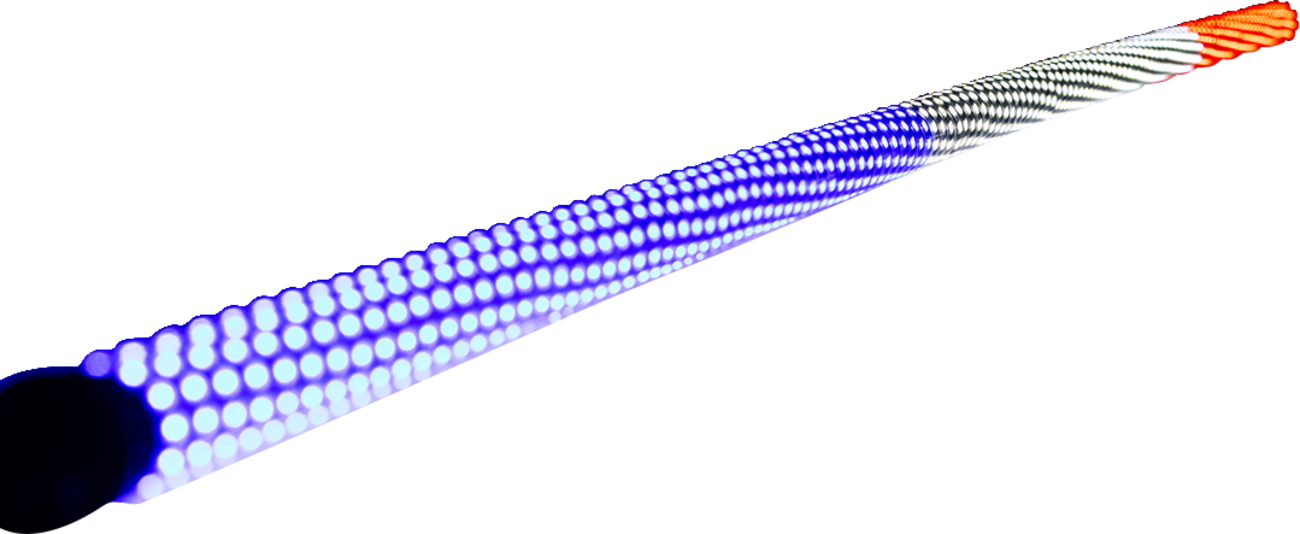 WHIPITLIGHTRODS 5' Light Rod - Whip - Red/White/Blue SB-RWB-152