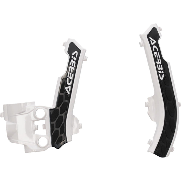 Acerbis X-Grip Frame Guards - White/Black - Gas Gas | Husqvarna | KTM 2979611035