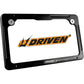 DRIVEN RACING License Plate Frame - Black DFLP-01