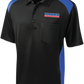 THROTTLE THREADS Parts Unlimited Polo Shirt - Black/Blue - 2XL PSU36CS416BRB2X