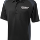 THROTTLE THREADS Drag Specialties Polo Shirt - Black/Charcoal - 2XL DRG30CS416BCH2X