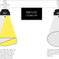 Aux Driving Lights Kit 1.25" Bar Mnt. White/Amber Pr