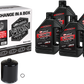 MAXIMA RACING OIL Quick Change M8 Synthetic 20W-50 Oil Change Kit - Black Filter 90-129015PB by Maxima Racing Oil 4 Stroke Engine Oils