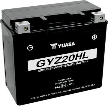 Yuasa AGM Battery - GYZ20HL YUAM720GH