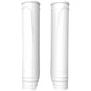 POLISPORT Fork Protectors - Upper - White 8463500002 by Polisport