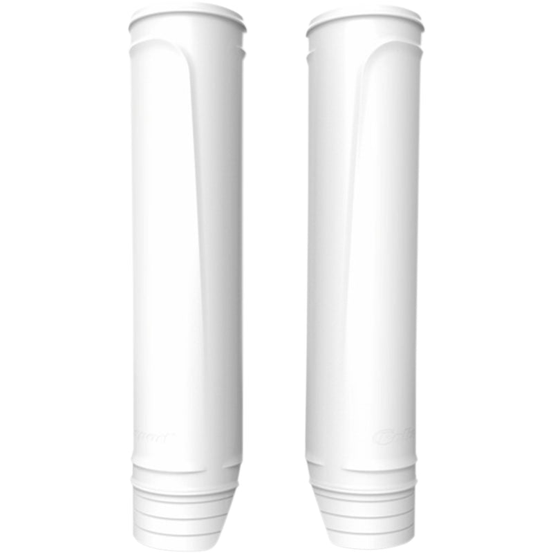 POLISPORT Fork Protectors - Upper - White 8463500002 by Polisport