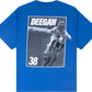 DEEGAN APPAREL Youth MX2 T-Shirt - Blue - Medium DBTSS3009RYLM
