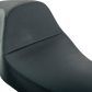 SLYFOX Drifter Seat - Gray Logo - Black Vinyl w/ Slipstop - Carbon Fiber - XL '04-'22 4684B-slyfox