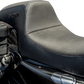 SLYFOX Drifter Seat - Black Logo - Black Vinyl w/ Slipstop - Carbon Fiber - XL '04-'22 4684A-slyfox