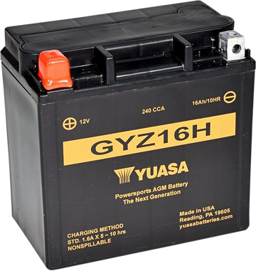 Yuasa AGM Battery - GYZ16H YUAM716GH