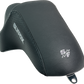 SLYFOX Drifter Seat - Gray Logo - Black Vinyl w/ Slipstop - Carbon Fiber - XL '04-'22 4684B-slyfox