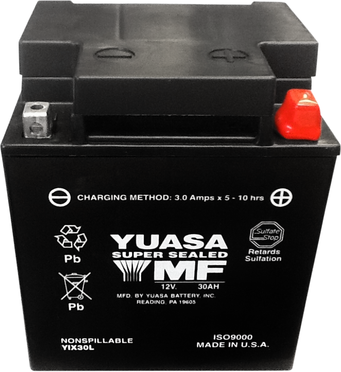 Yuasa AGM Battery - YIX30L-PW YUAM7230LPW