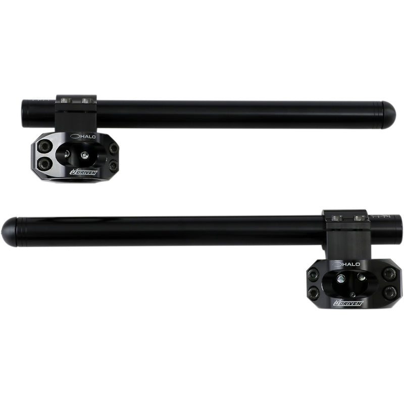 DRIVEN RACING Halo Clip-On Handlebar - 37 mm - Black DHCLOR37BK