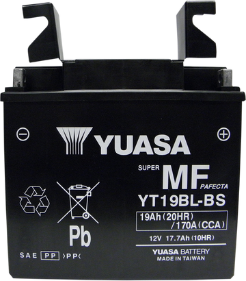 Yuasa AGM Battery - YT19BL-BS YUAM6219BL