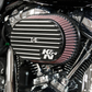 K & N Street Metal Air Intake Kit - Side Drift - Black - M8 RK-3956