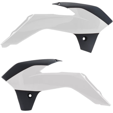 ACERBIS Radiator Shrouds - White/Black 2314261035