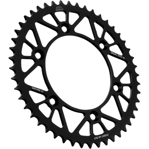 JT Sprockets Rear Sprocket - Black - 48-Tooth JTA897.48BLK