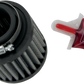 K & N Rubber Base Crankcase Vent Filter - Black - 1-1/2" ID 62-1450