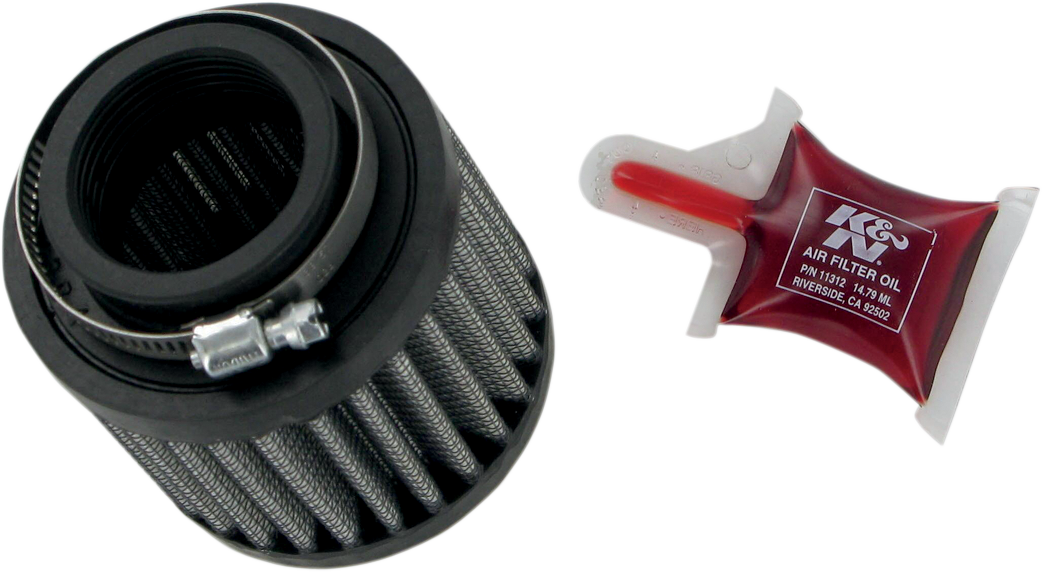 K & N Rubber Base Crankcase Vent Filter - Black - 1-1/2" ID 62-1450