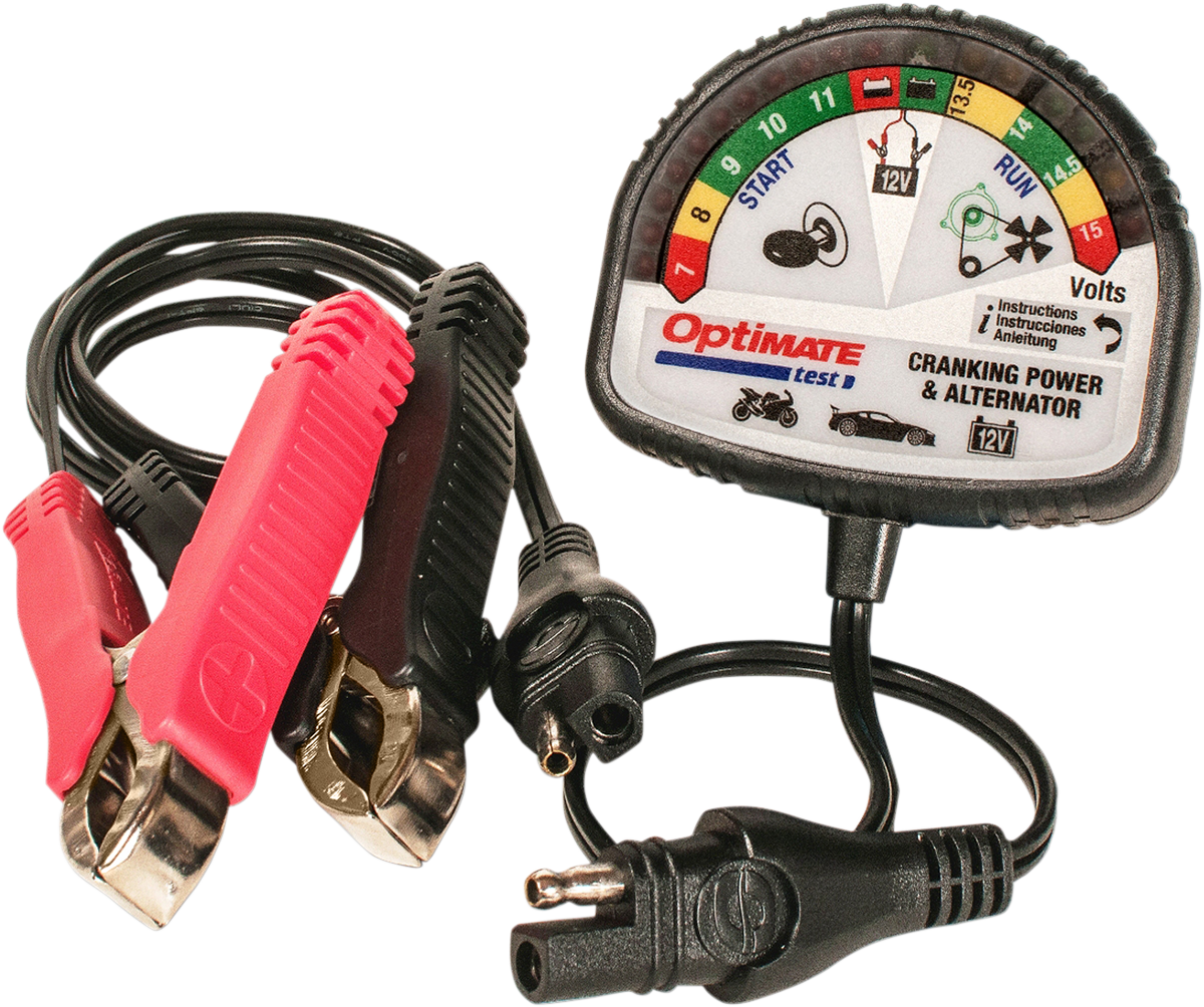 TECMATE Battery Charging System/Alternator Tester - Pocket - Battery Clip/12V TS-121