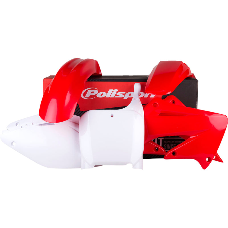 POLISPORT Body Kit - Complete - OEM Red/White - CR 125R/250R 90604 by Polisport